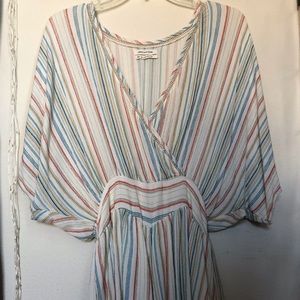 URBAN OUTFTTERS STRIPED ROMPER